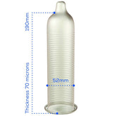 PASANTE - PRÉSERVATIFS EFFET CHAUFFANT SAC 144 UNITÉS